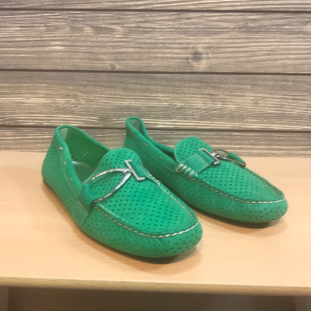 Vintage Anne Klein Light Green Flats Shoes